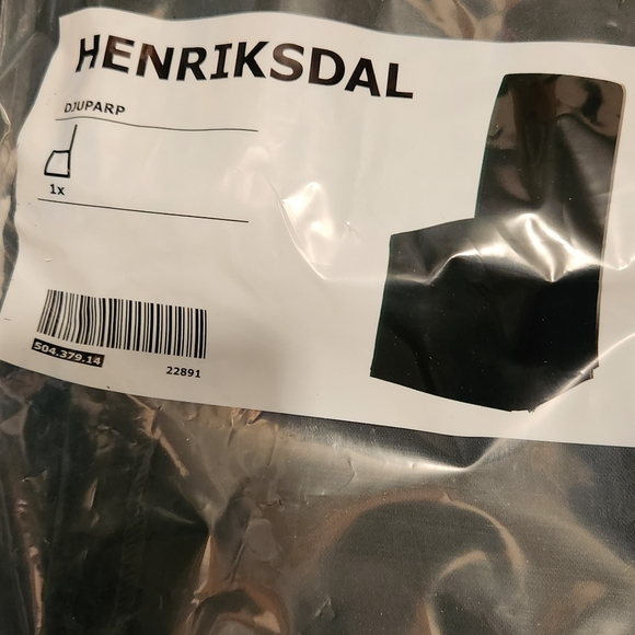 IKEA HENRIKSDAL DJUPARP GREEN Long Henriksdal Chair Cover Article # 504.379.14 - Picture 1 of 5